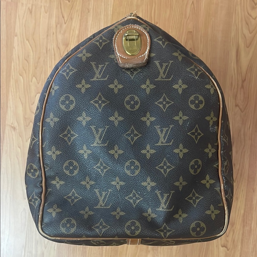 Vintage Louis Vuitton Brown Monogram Keepall 50 - Picture 5 of 11